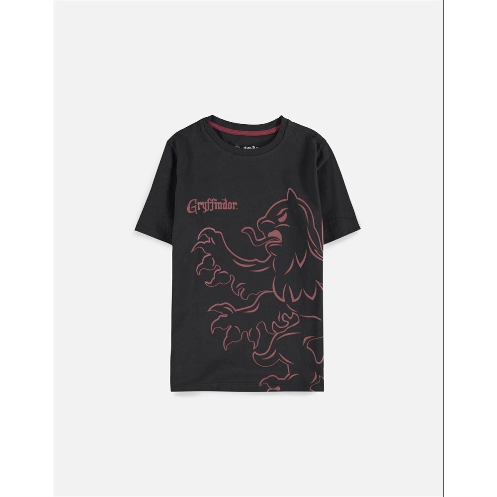 Harry Potter - Gryffindor Tshirt Enfant - Noir